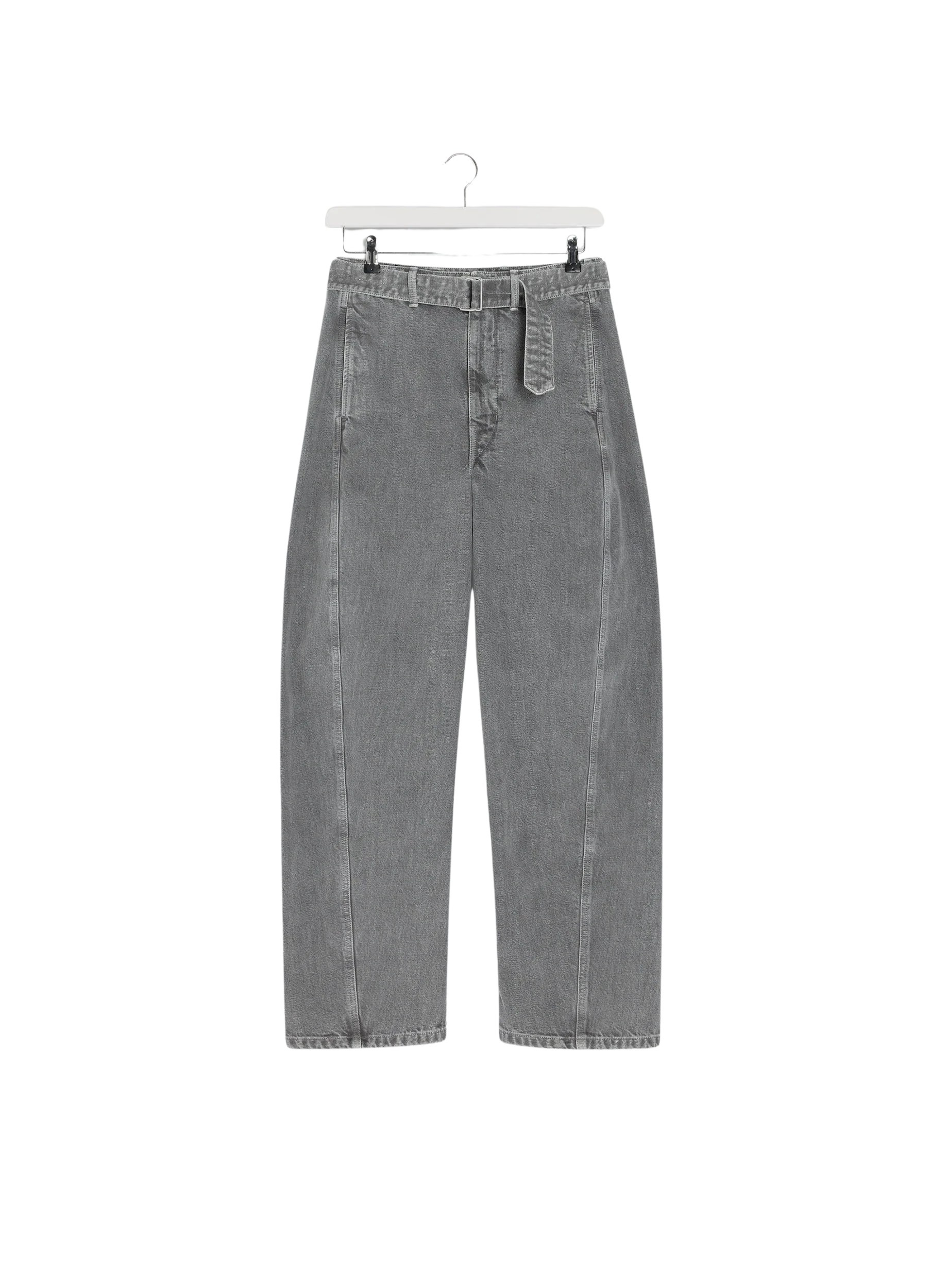 Lemaire Twisted Belted Pants in Denim