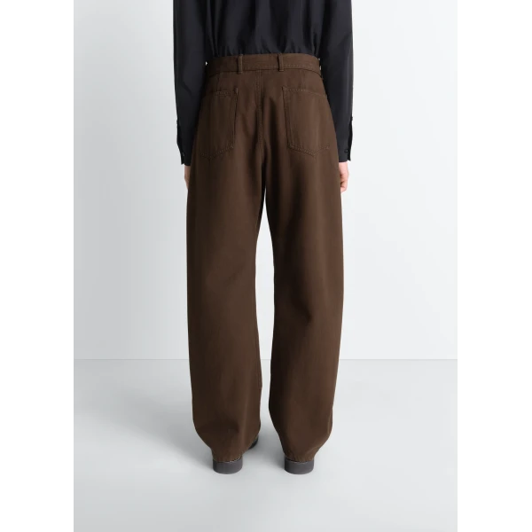 Lemaire Twisted Belted Pants in Dyed Heavy Broken Twill, view 7