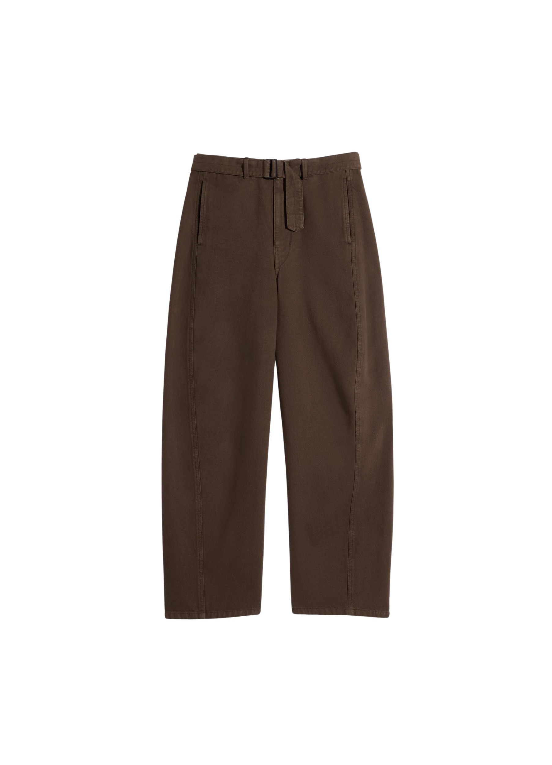 Lemaire Twisted Belted Pants in Dyed Heavy Broken Twill