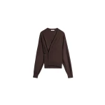 Lemaire Twisted Cardigan in Merino Blend - Knitwear - Parisian Minimalist Luxury at Coveti