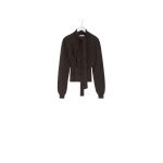 Lemaire Twisted Cardigan with Scarf in Merino Blend - Knitwear - Parisian Minimalist Luxury at Coveti