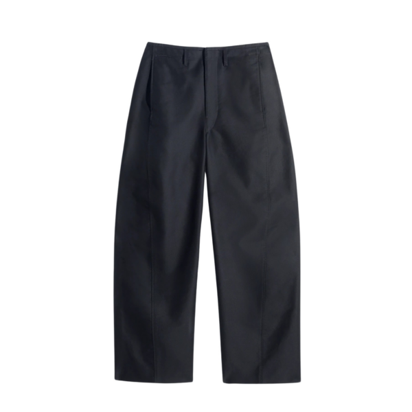 Lemaire Twisted Chino Pants in Cotton Satin - Pants - Parisian Minimalist Luxury at Coveti