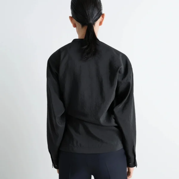 Lemaire Twisted Top in Dry Silk - Tops - Parisian Minimalist Luxury at Coveti