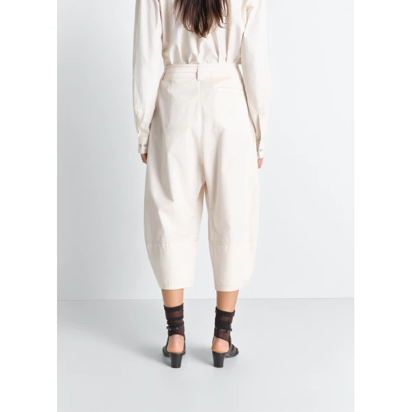 Lemaire Volume Bermudas in Cotton Satin Shorts, view 2