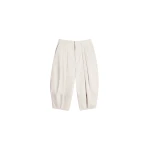Lemaire-Volume-Bermudas-in-Cotton-Satin-coveti-132910_nobg Lemaire Volume Bermudas in Cotton Satin - Shorts - Parisian Minimalist Luxury at Coveti