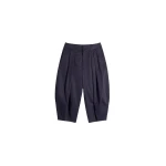 Lemaire Volume Bermudas in Cotton Satin - Shorts - Parisian Minimalist Luxury at Coveti