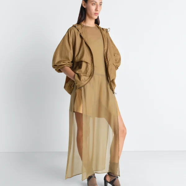 Lemaire Windbreaker in Light Nylon - Coats - Parisian Minimalist Luxury at Coveti