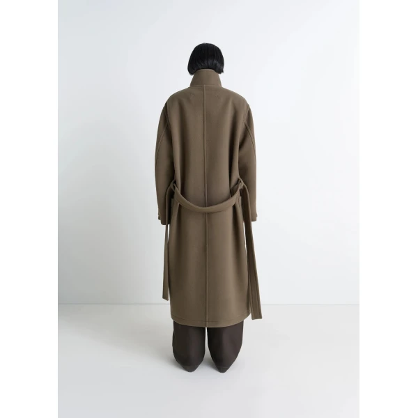 Lemaire Wrap Coat in Wool, view 2