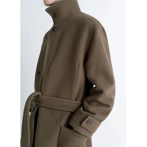 Lemaire Wrap Coat in Wool, view 5