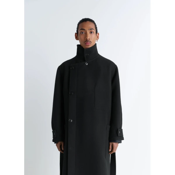 Lemaire Wrap Coat in Wool, view 6