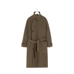 Lemaire Wrap Coat in Wool - Coats - Parisian Minimalist Luxury at Coveti