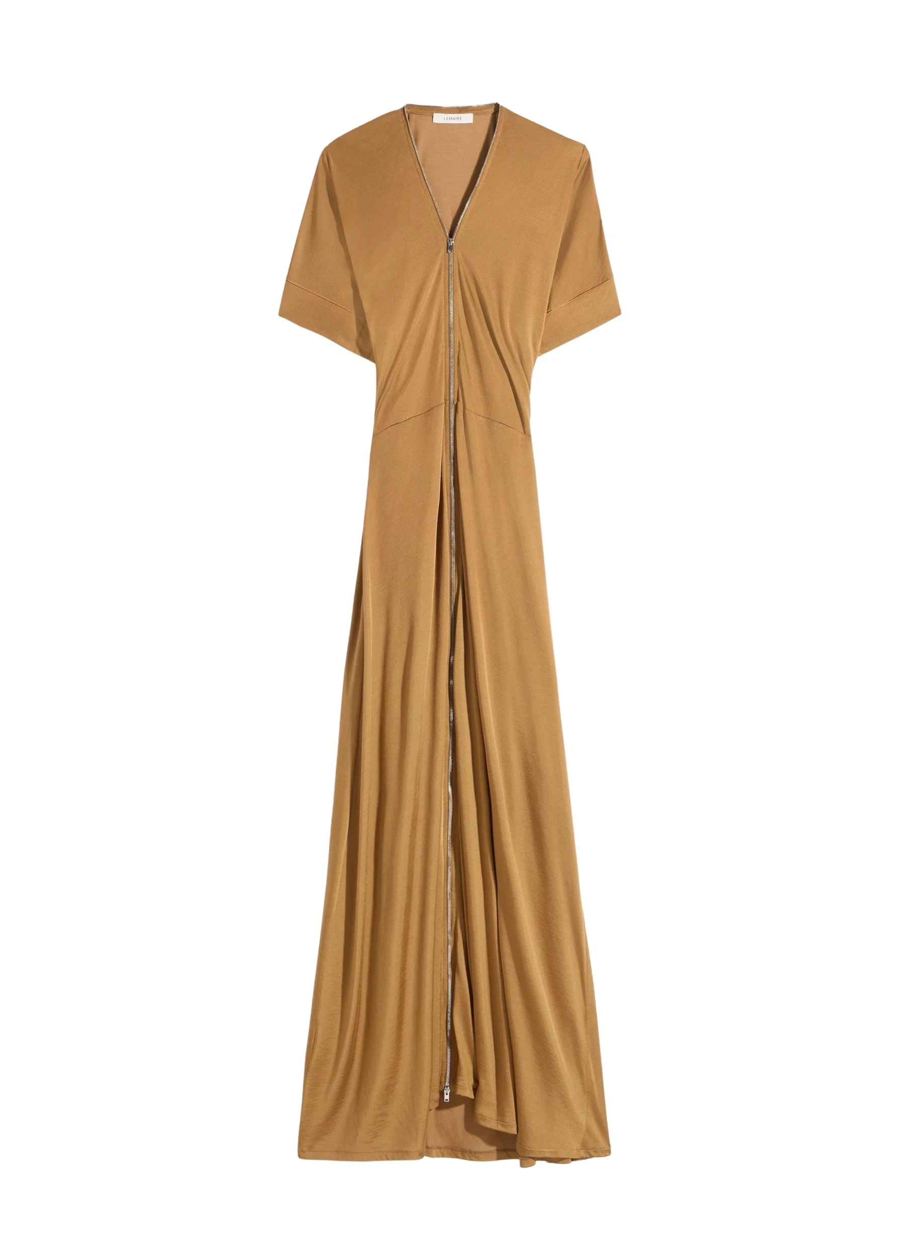Lemaire-Zip-Dress-in-Viscose-Cotton-Jersey-coveti16058_nobg Lemaire Zip Dress in Viscose Cotton Jersey - Dresses - Parisian Minimalist Luxury at Coveti