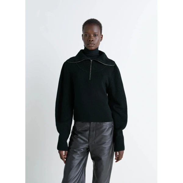 Lemaire Zipped Sweater, view 3