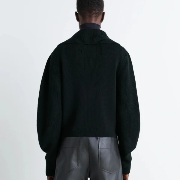 Lemaire Zipped Sweater - Knitwear - Parisian Minimalist Luxury at Coveti