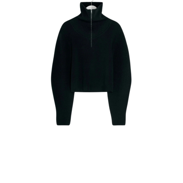 Lemaire Zipped Sweater - Knitwear - Parisian Minimalist Luxury at Coveti