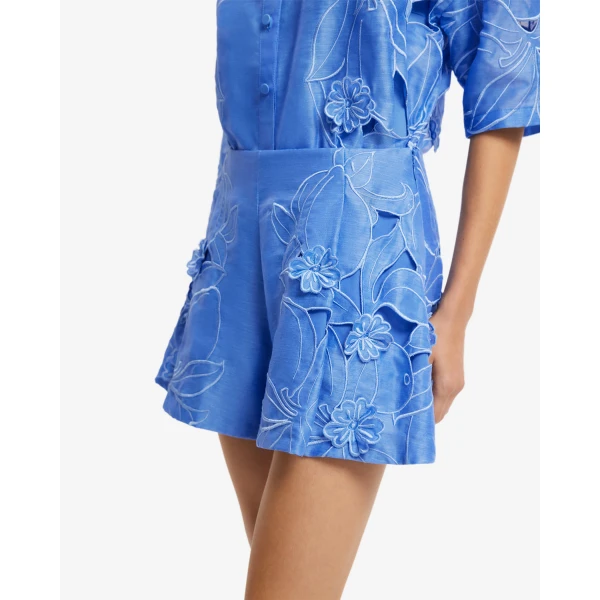 Leo Lin Abby Appliqué Shorts - Leo Lin Dress - Australian Luxury Fashion - Shop at Coveti