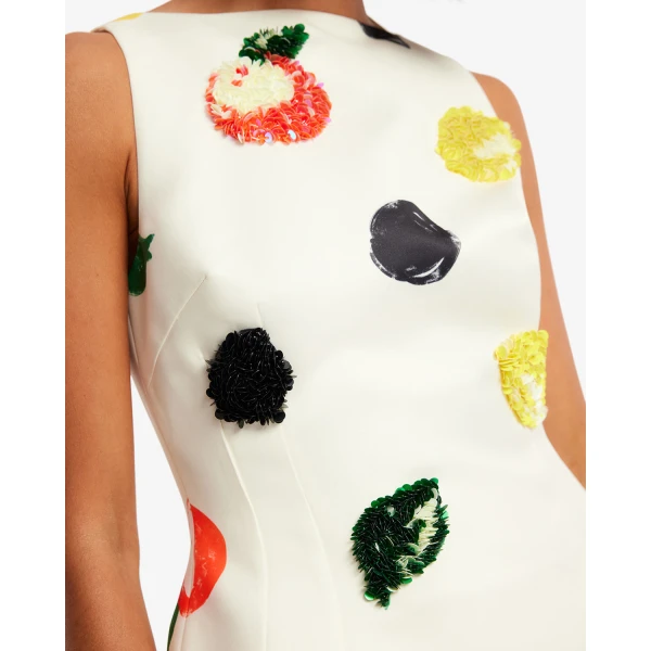 Leo Lin Ali Embellished Boat Neck Mini Dress - Leo Lin Dress - Australian Luxury Fashion - Shop at Coveti