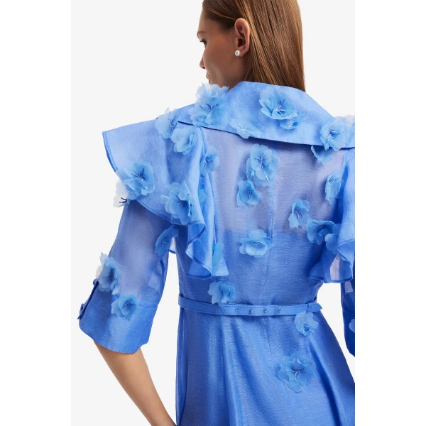 Leo Lin Anya Petal Midi Dress - Leo Lin Dress - Australian Luxury Fashion - Shop at Coveti