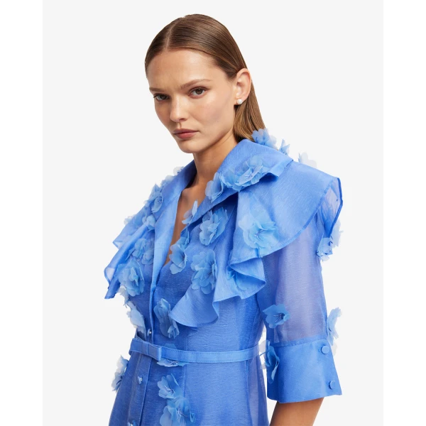 Leo Lin Anya Petal Midi Dress - Leo Lin Dress - Australian Luxury Fashion - Shop at Coveti