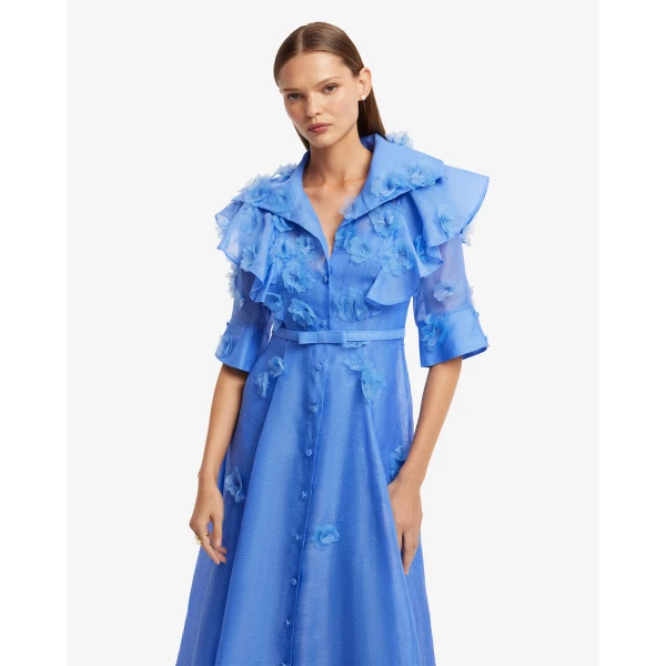 Leo Lin Anya Petal Midi Dress - Leo Lin Dress - Australian Luxury Fashion - Shop at Coveti