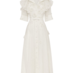 Leo Lin Anya Petal Midi Dress - Leo Lin Dress - Australian Luxury Fashion - Shop at Coveti
