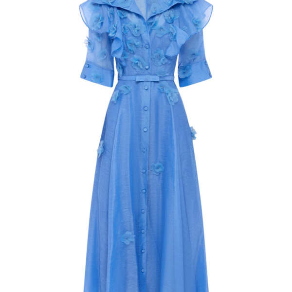 Leo Lin Anya Petal Midi Dress - Leo Lin Dress - Australian Luxury Fashion - Shop at Coveti