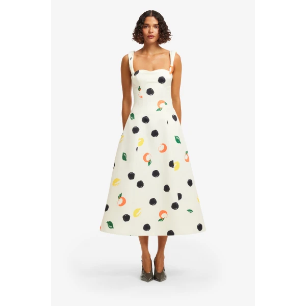 Leo Lin Beatrice Midi Dress - Leo Lin Dress - Australian Luxury Fashion - Shop at Coveti