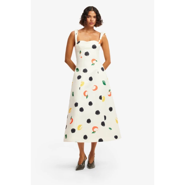 Leo Lin Beatrice Midi Dress - Leo Lin Dress - Australian Luxury Fashion - Shop at Coveti