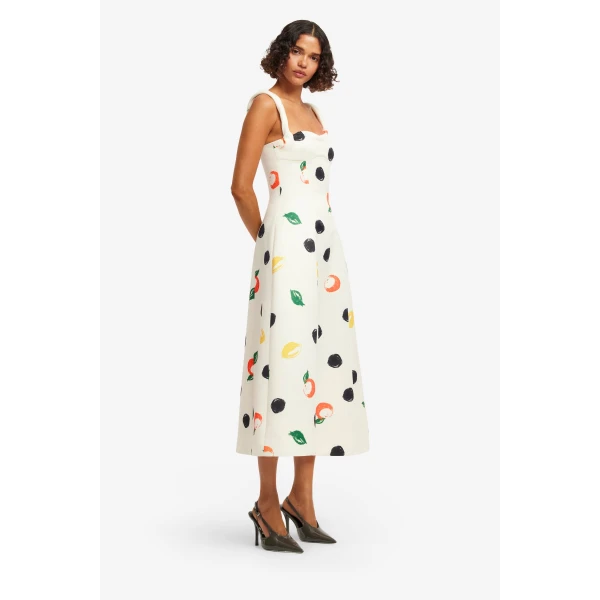 Leo Lin Beatrice Midi Dress - Leo Lin Dress - Australian Luxury Fashion - Shop at Coveti