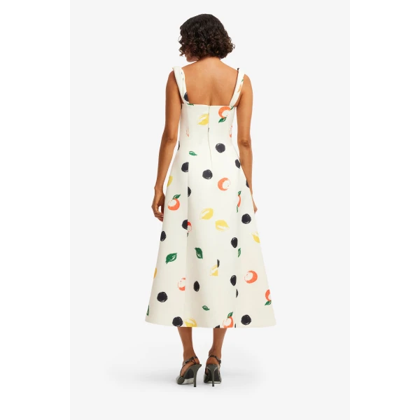 Leo Lin Beatrice Midi Dress - Leo Lin Dress - Australian Luxury Fashion - Shop at Coveti