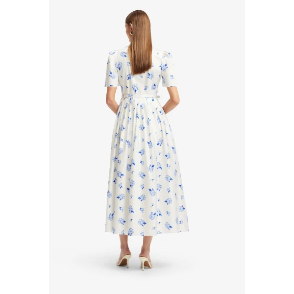 Leo Lin Bianca Short Sleeve Midi Dress - Leo Lin Dress - Australian Luxury Fashion - Shop at Coveti