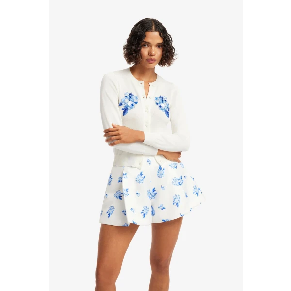 Leo Lin Claire Embellished Knit Cardigan - Leo Lin Dress - Australian Luxury Fashion - Shop at Coveti