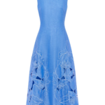 Leo Lin Cleo Appliqué Sleeveless Midi Dress - Leo Lin Dress - Australian Luxury Fashion - Shop at Coveti