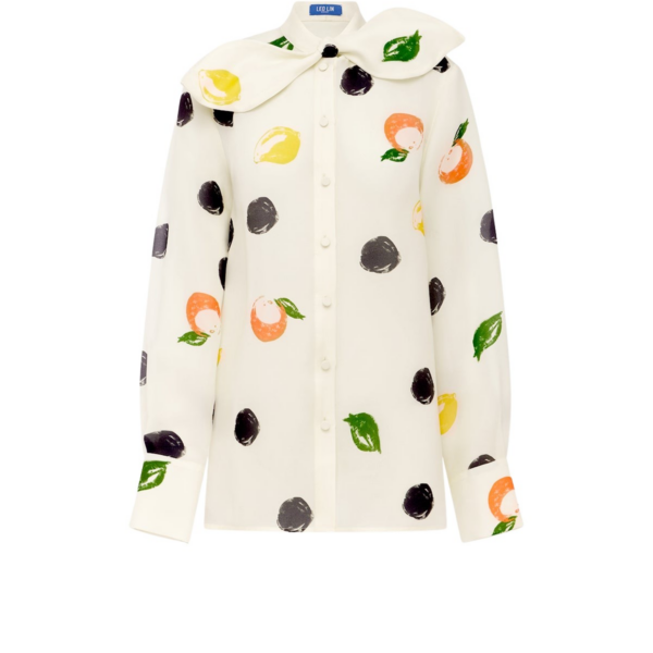 Leo Lin Cora Bow Blouse - Leo Lin Dress - Australian Luxury Fashion - Shop at Coveti
