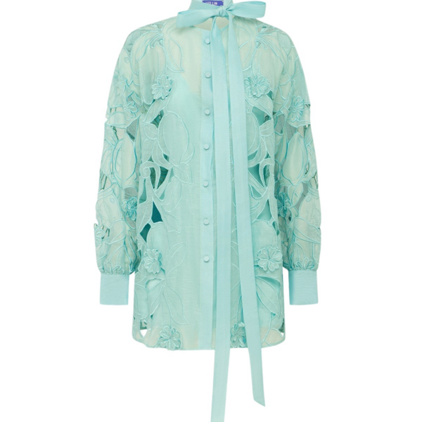 Leo Lin Elle Appliqué Blouse - Leo Lin Dress - Australian Luxury Fashion - Shop at Coveti