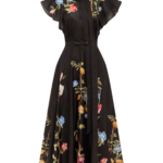 Leo Lin Elsie Flutter Sleeve Midi Dress - Leo Lin Dress - Australian Luxury Fashion - Shop at Coveti