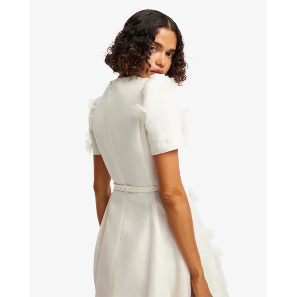 Leo Lin Elyse Petal Short Sleeve Mini Dress - Leo Lin Dress - Australian Luxury Fashion - Shop at Coveti