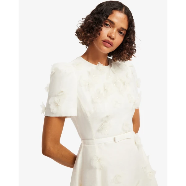 Leo Lin Elyse Petal Short Sleeve Mini Dress - Leo Lin Dress - Australian Luxury Fashion - Shop at Coveti