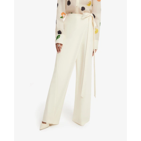 Leo Lin Felicity Wrap Pants - Leo Lin Dress - Australian Luxury Fashion - Shop at Coveti