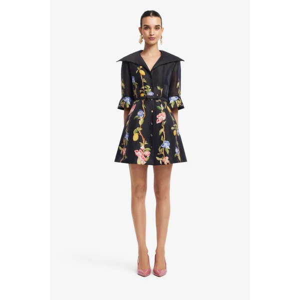 Leo Lin Genevieve Sleeve Mini Dress - Leo Lin Dress - Australian Luxury Fashion - Shop at Coveti