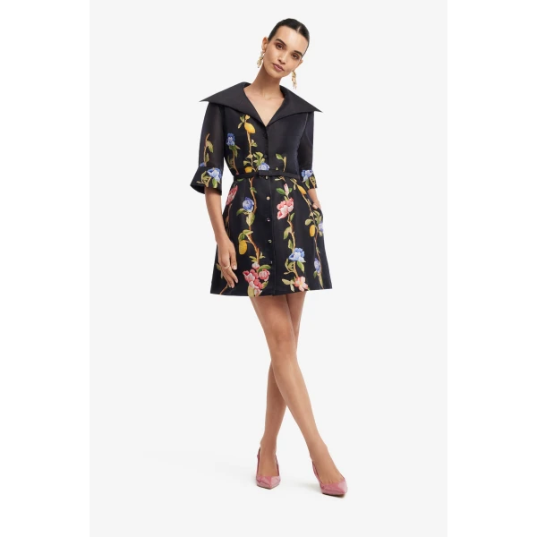 Leo Lin Genevieve Sleeve Mini Dress - Leo Lin Dress - Australian Luxury Fashion - Shop at Coveti
