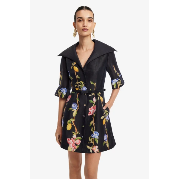 Leo Lin Genevieve Sleeve Mini Dress - Leo Lin Dress - Australian Luxury Fashion - Shop at Coveti