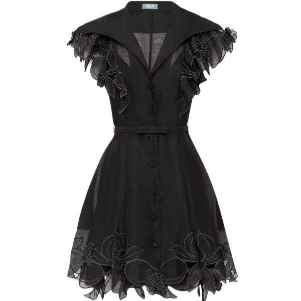 Leo Lin Isla Appliqué Mini Dress - Leo Lin Dress - Australian Luxury Fashion - Shop at Coveti