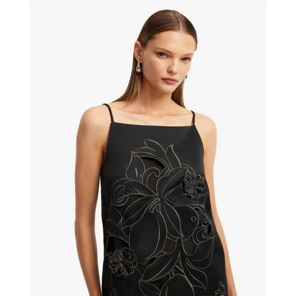 Leo Lin Leia Appliqué Mini Dress, view 7