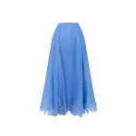 Leo Lin Leila Appliqué Midi Skirt