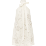 Leo Lin Lola Appliqué Halterneck Mini Dress - Leo Lin Dress - Australian Luxury Fashion - Shop at Coveti