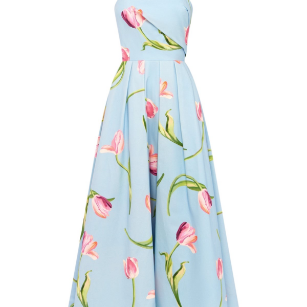 Leo Lin Lynn Bustier Midi Dress - Leo Lin Dress - Australian Luxury Fashion - Shop at Coveti