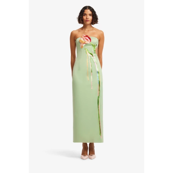 Leo Lin Marilyn Cutout Bustier Maxi Dress - Leo Lin Dress - Australian Luxury Fashion - Shop at Coveti