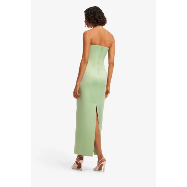 Leo Lin Marilyn Cutout Bustier Maxi Dress - Leo Lin Dress - Australian Luxury Fashion - Shop at Coveti