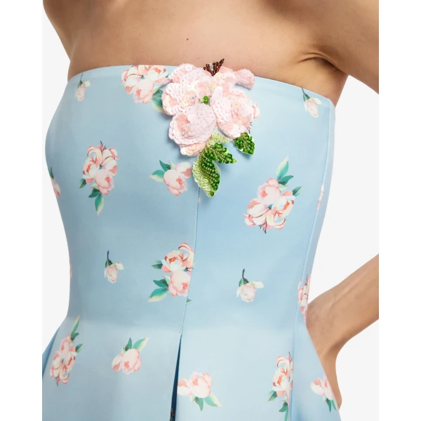 Leo Lin Nora Bustier Maxi Dress - Leo Lin Dress - Australian Luxury Fashion - Shop at Coveti